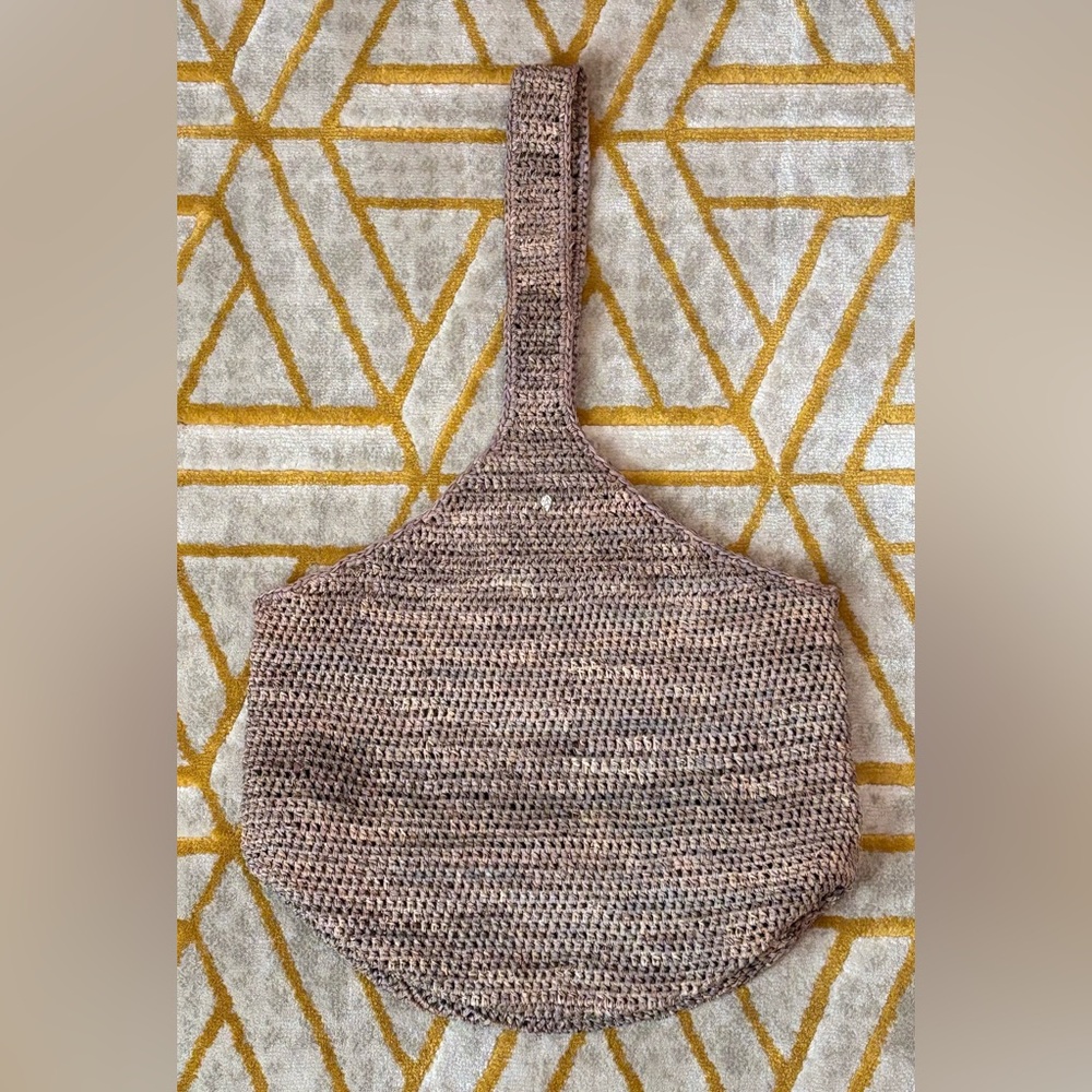 Helen Kaminski Slouchy Raffia Shopper Bucket Purse Shoulder Bag Tote Brown EUC